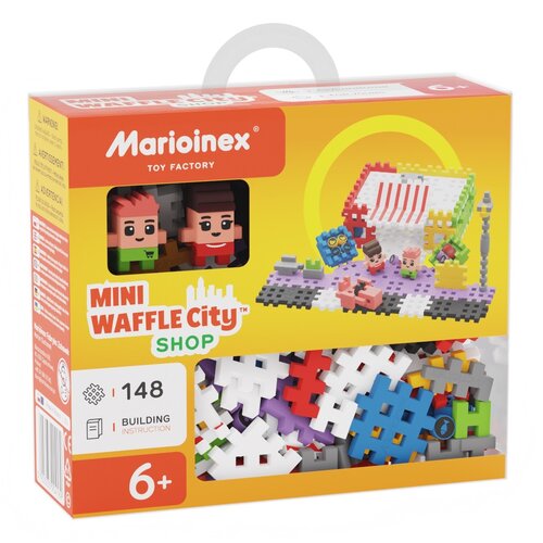Klocki elastyczne MARIOINEX Mini Waffle City Sklep 904169
