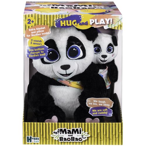 Zabawka interaktywna HUGGY LUV Panda Mami i Dziecko Panda BaoBao DKO0372