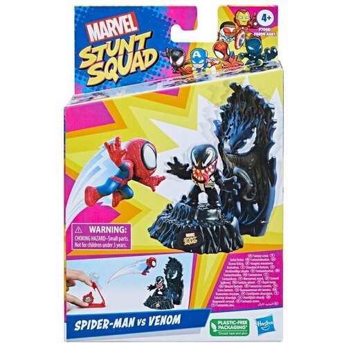 Zestaw figurek HASBRO Stunt Squad Spider-Man i Venom F7068