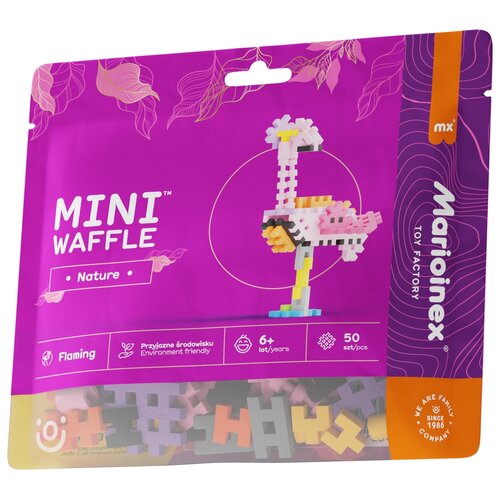 Klocki elastyczne MARIOINEX Mini Waffle Nature Flaming 906125