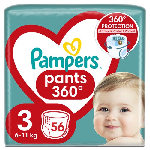 Pieluchomajtki PAMPERS Pants 3 (56 szt.)