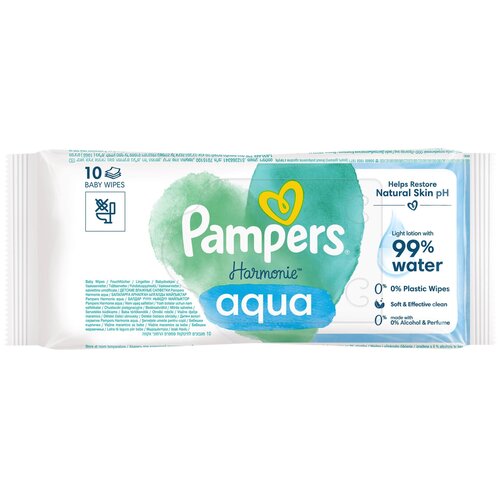 Chusteczki nawilżane PAMPERS Harmonie Aqua (10 szt.)