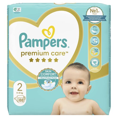 Pieluchy PAMPERS Premium Care 2 (88 szt.)