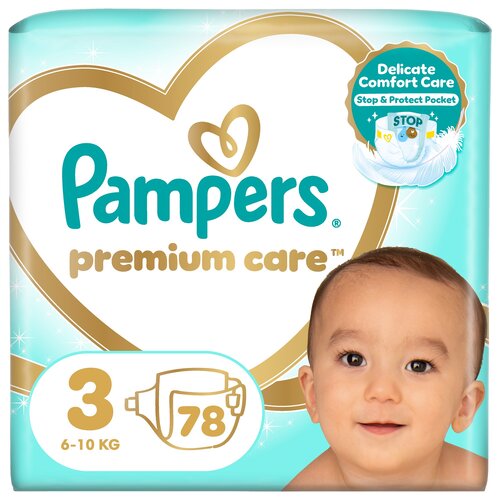 Pieluchy PAMPERS Premium Care 3 (78 szt.)
