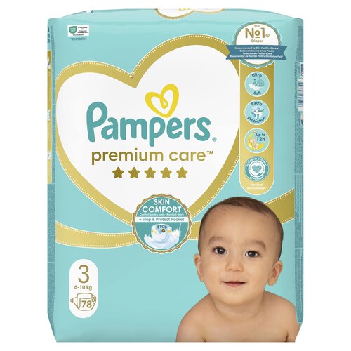Pieluchy PAMPERS Premium Care 3 (78 szt.)