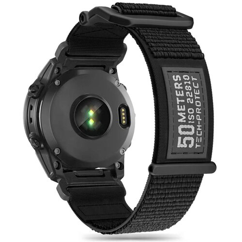 Pasek TECH-PROTECT Scout do Garmin Fenix 3/5X/3HR/5X Plus/6X/6X Pro/7X (51mm) Czarny