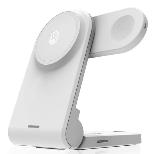 Ładowarka indukcyjna STM ChargeTree Mag 3w1 MagSafe 15W Biały