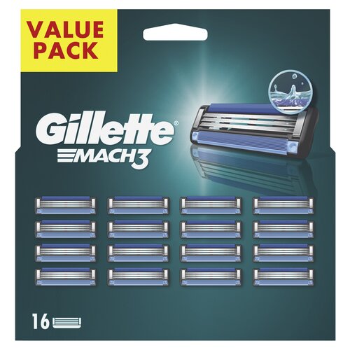 Ostrza do golarki GILLETTE Mach3 (16 sztuk)