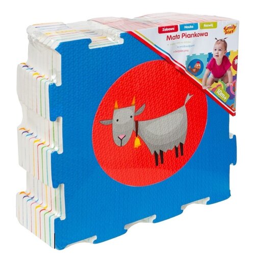 Mata piankowa SMILY PLAY Puzzle 32 x 32 cm Zwierzęta SP84501 (9 elementów)