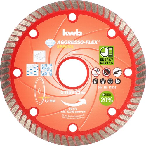 Tarcza do cięcia KWB 49721140 115 mm