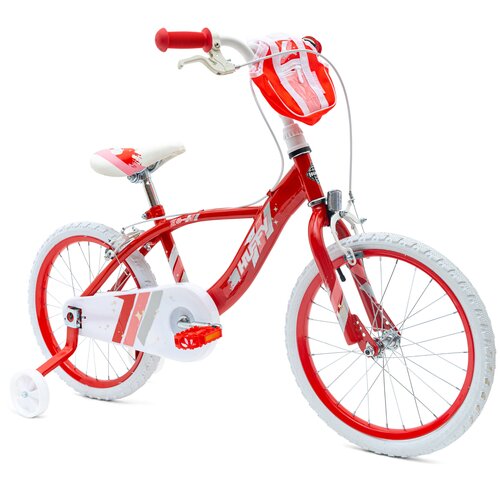 Rower dziecięcy HUFFY Glimmer 18 cali dla dziewczynki Czerwony