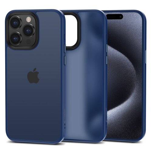 Etui TECH-PROTECT MagMat do Apple iPhone 15 Pro Max Niebieski matowy
