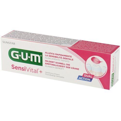 Pasta do zębów GUM SensiVital+ GUM000150 75 ml