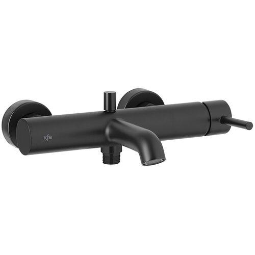 Bateria wannowa natynkowa KFA ARMATURA Moza 5034-020-81 Czarny