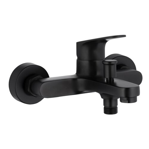 Bateria wannowa natynkowa KFA ARMATURA Otava 5554-010-81 Czarny mat