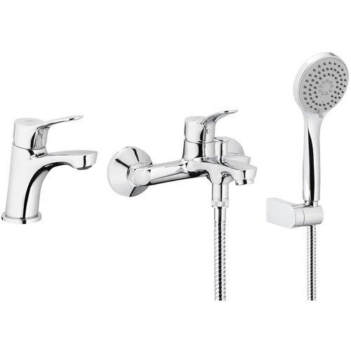 Zestaw wannowy natynkowy KFA ARMATURA Morris 5241-003-00 Chrom
