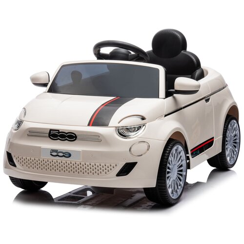 Samochód dla dziecka SUN BABY Fiat 500 Kremowy