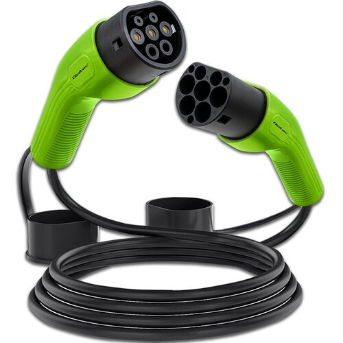 Kabel do ładowania samochodu elektrycznego QOLTEC 52474 Typ 2 22kW