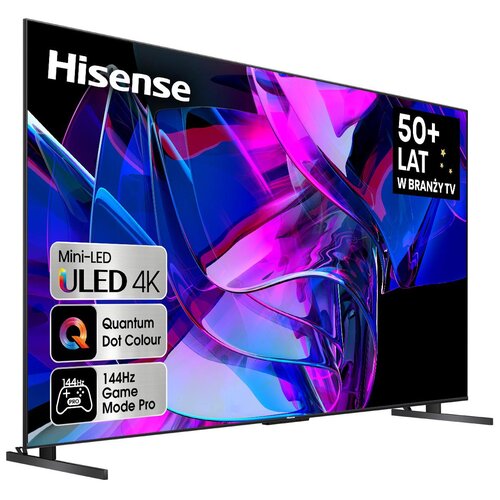 Telewizor HISENSE 85U7KQ 85" MINILED 4K 144Hz VIDAA Dolby Atmos Dolby Vision HDMI 2.1