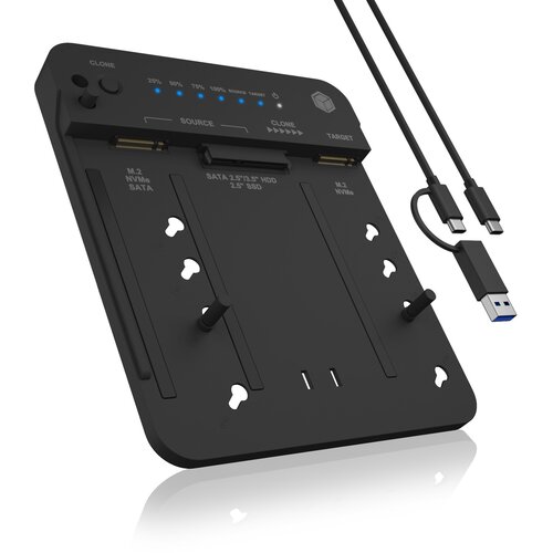 Stacja dokująca ICY BOX IB-2913MCL-C31 USB Typu C 3.2 Gen. 2, Aktywna