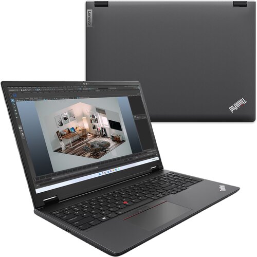 Laptop LENOVO ThinkPad P16v Gen 1 16" IPS R9PRO-7940HS 32GB RAM 1TB SSD RTX2000 Ada Windows 11 Professional