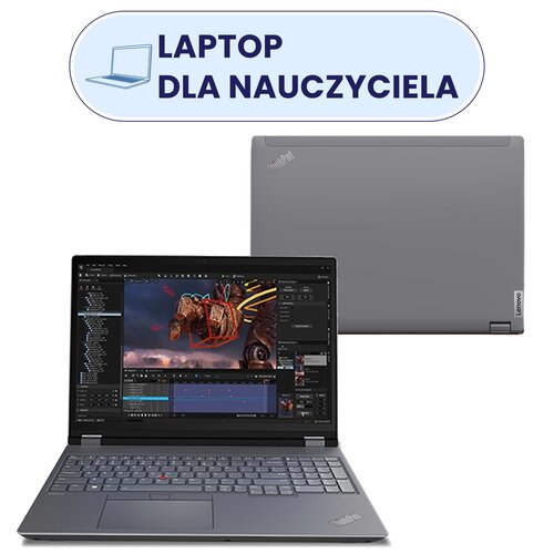 Laptop LENOVO ThinkPad P16 Gen 2 16" IPS 165Hz i9-13980HX 32GB RAM 1TB SSD RTX3500 Windows 11 Professional