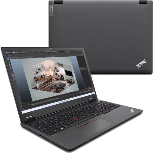 Laptop LENOVO ThinkPad P16v Gen 1 16" IPS R7PRO-7840HS 32GB RAM 1TB SSD RTXA1000 Windows 11 Professional