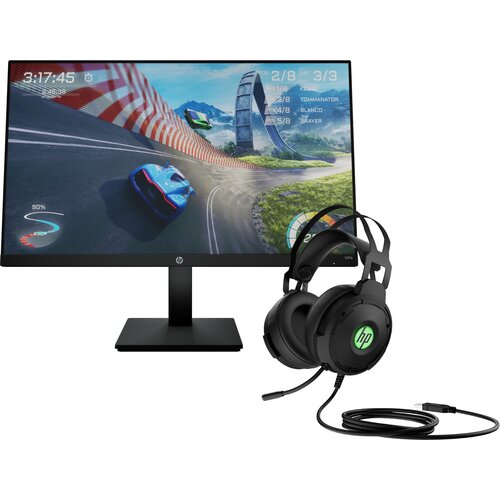 U Monitor HP X27Q 27" 2560x1440px IPS 165Hz 1 ms + Słuchawki Pavilion Gaming 600