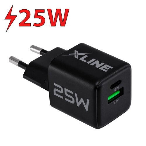 Ładowarka sieciowa XLINE WCG252K 25W Czarny