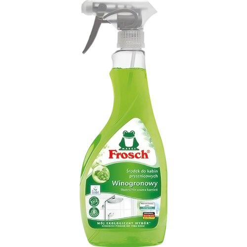 Płyn do czyszczenia kabin prysznicowych FROSCH Winogronowy 500 ml