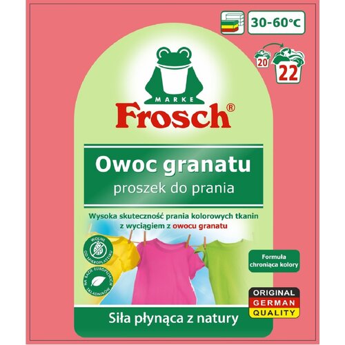 Proszek do prania FROSCH Owoc Granatu 1.45 kg