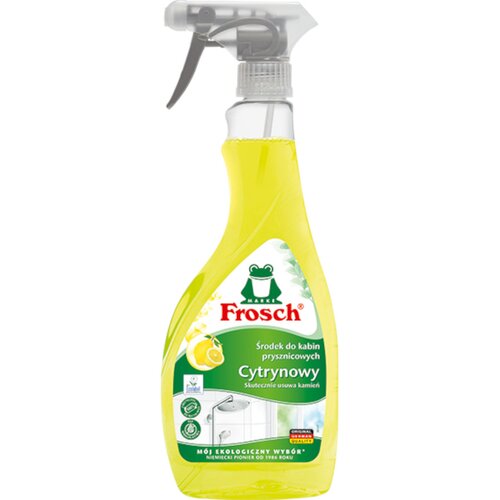 Płyn do czyszczenia kabin prysznicowych FROSCH Cytrynowy 500 ml