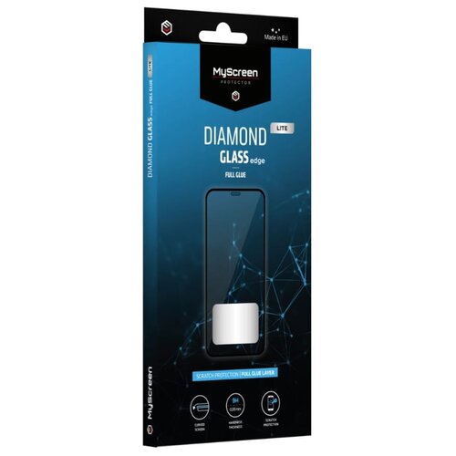 Szkło hartowane MYSCREEN Diamond Glass Lite Edge Full Glue do Realme C53/Narzo N53 Czarny