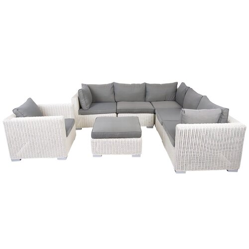 Zestaw mebli ogrodowych PATIO Dorothee 47273 Biało-szary