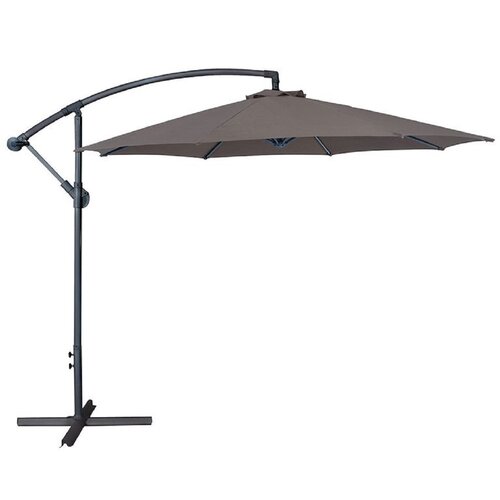 Parasol ogrodowy PATIO 48146 Boczny Szarobrązowy