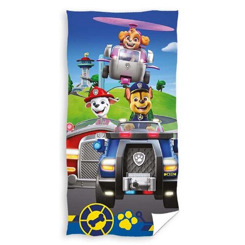 Ręcznik CARBOTEX Psi Patrol Wielokolorowy 70 x 140 cm