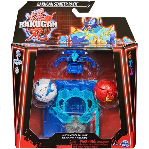 Zestaw figurek SPIN MASTER Bakugan Bruiser Octagon Nillious 20142087 (3szt)