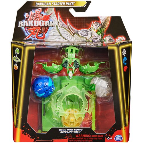 Zestaw figurek SPIN MASTER Bakugan Special Attack Ventri Octagon Trox 20142088 (3szt)