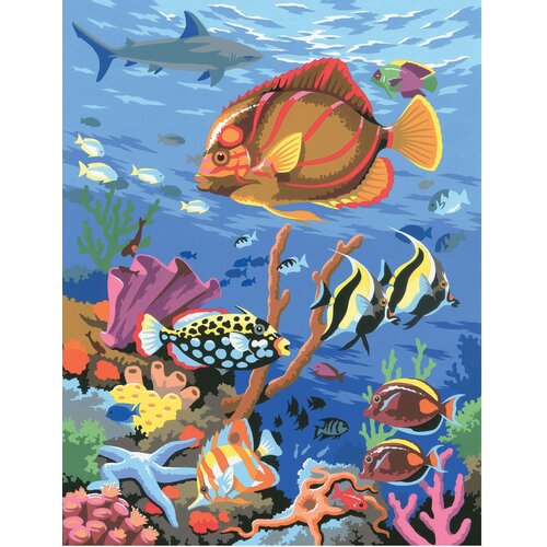 Malowanie po numerach SEQUIN ART Junior Rafa koralowa 0032
