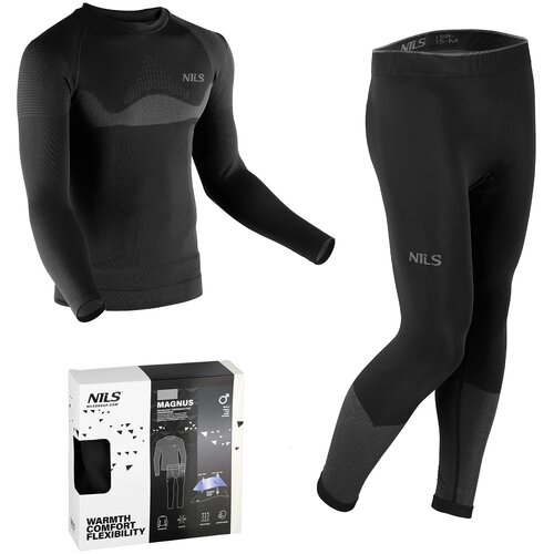 Bielizna termoaktywna NILS Magnus BTZ0464 (XXL/XXXL) Czarny