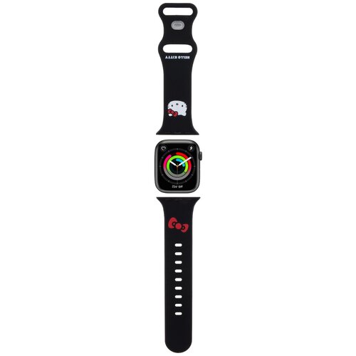 Pasek HELLO KITTY do Apple Watch 38/40/41mm Czarny