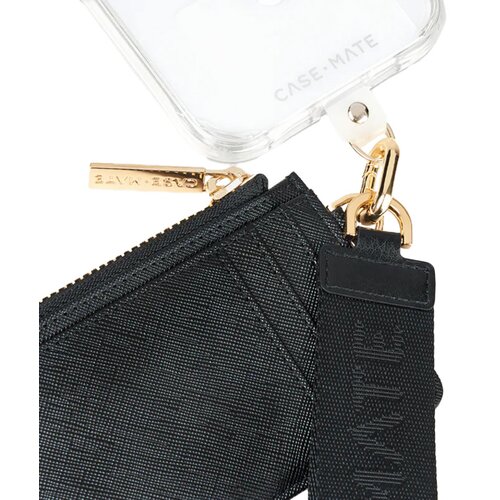 Pasek do etui z portfelem CASE-MATE Essential Phone Strap with Wallet Czarny