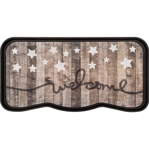 Ociekacz MULTIDECOR Stars Brązowy 38 x 75 cm
