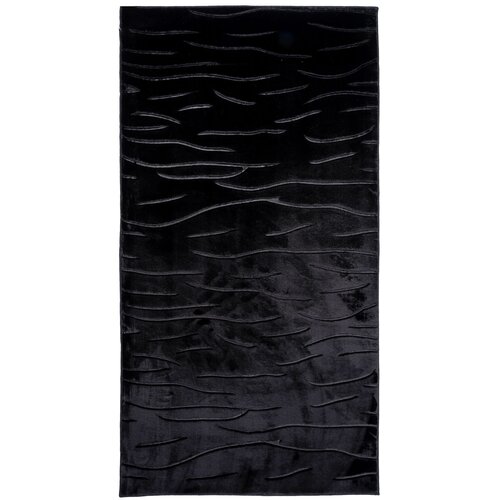 Dywan wewnętrzny MULTIDECOR Alaska Fale 60 x 100 cm Czarny