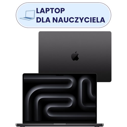 Laptop APPLE MacBook Pro 2023 16" Retina M3 Pro 18GB RAM 512GB SSD macOS Gwiezdna czerń