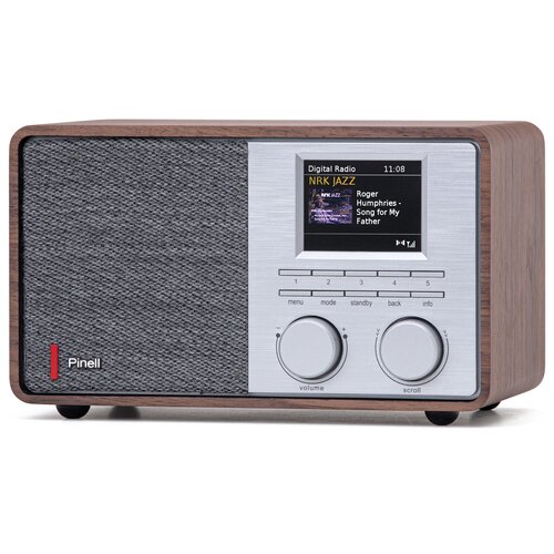 Radio PINELL Supersound 201 Cyfrowe Orzech