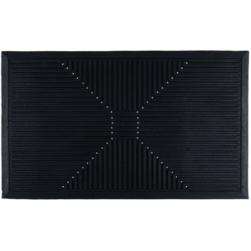 Wycieraczka MULTIDECOR Structure Czarny 45 x 75 cm