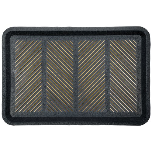 Wycieraczka MULTI-DECOR Scraper Czarno-złoty 40 x 60 cm
