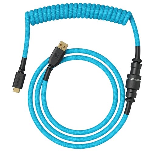 Kabel GLORIOUS PC Coiled Cable Błękitny