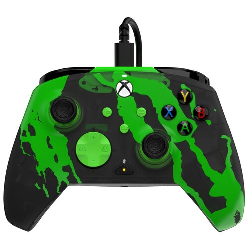 Kontroler PDP Rematch Jolt Green Glow in the Dark Czarno-zielony